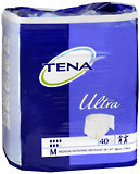 TENA Ultra Briefs Medium 34 - 47 Inches - 40 EA