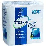 Tena Classic Plus Briefs Small 20 - 33 Inches 8X12 Pack - 12 EA