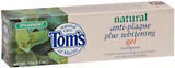 Tom's of Maine Natural Anti-Plaque Plus Whitening Gel Spearmint  -  5.5 OZ