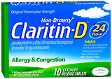 Claritin-D Tablets Extended Release - 10 Tablets