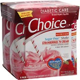 ChoiceDM Nutrition Shake, Strawberries 'n Cream  - 4ea