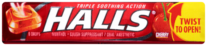 Halls Mentho-Lyptus / Cough Suppressant Cherry  - Box of 20