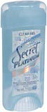 Secret Platinum Anti-Perspirant Deodorant Clear Gel Luxurious Lily  -  2.7 OZ