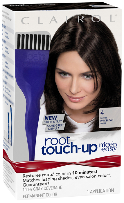 Nice 'n Easy Root Touch-Up 4 Dark Brown  -  1 EA