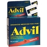 Advil Ibuprofen, 200 mg, Coated Tablets  - 6ea