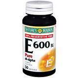 Nature's Bounty Vitamin E-600 IU Softgels - 50 Caps