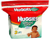 HUGGIES Natural Care Wipes Refill Fragrance Free - 144 EA
