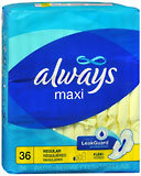Always Maxi Pads Regular Flexi-Wings 6X36 Pack - 36 EA