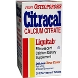 Citracal Calcium Citrate, Citrus Flavor, Effervescent Tablets  - 30ea