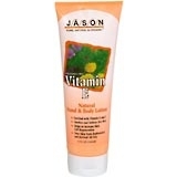 Jason Hand and Body Lotion Vitamin E Fragrance Free - 8 OZ