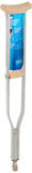 Carex Pushbutton Aluminum Crutches Tall A975-00 - 1 EA