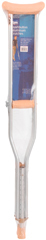 Carex Pushbutton Aluminum Crutches Adult A976-00 - 1 EA