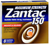 Zantac 150 Tablets - 8 TB