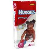 HUGGIES Ultratrim Diapers Unisex Step 3 16-28 LBS 4X40 Pack - 40 EA