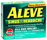 Aleve Sinus and Headache Caplets  -  20 Caplets