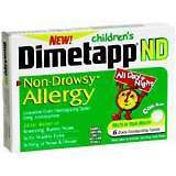 Dimetapp ND Allergy, Non-Drowsy, 24 Hour, 10 mg, Cool Blast, Orally Disintegrating Tablets  - 6ea