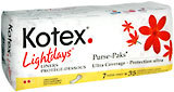 Kotex Lightdays Pantiliners Purse-Paks Unscented  -  35 EA