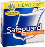 Safeguard Deodorant Antibacterial Deodorant Soap 10-Pack 4.3-Ounce Bars White  -  40 OZ
