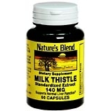 Nature's Blend Milk Thistle 140 mg Capsules - 60 CP