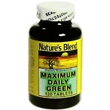 Nature's Blend Maximum Daily Green Tablets - 120 TB