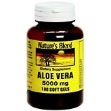 Nature's Blend Aloe Vera 5000 mg Soft Gels - 100 CP