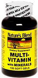 Nature's Blend Multi-Vitamin With Minerals Soft Gels - 100 CP