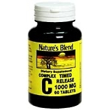 Nature's Blend Vitamin C Complex 1000 mg Tablets Timed Release - 60 TB