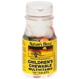 Nature's Blend Children's Chewable Multivitamin Tablets - 100 TB