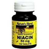 Nature's Blend Niacin 50 mg Tablets - 100 TB