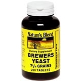 Nature's Blend Brewers Yeast 7-1/2 Grain Tablets - 250 TB