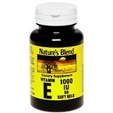 Nature's Blend Vitamin E 1000 IU Softgels - 50 CP
