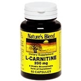 Nature's Blend L-Carnitine 200 mg Capsules - 60 CP