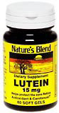 Nature's Blend Lutein 15 mg Softgels - 60 CP