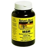Nature's Blend MSM 1000 mg Capsules - 100 CP