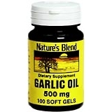 Nature's Blend Garlic Oil 500 mg Soft Gels - 100 CP