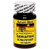 Nature's Blend Geriatric Tablets Ultra Potency - 100 TB
