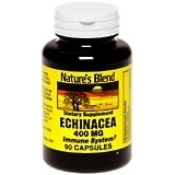 Nature's Blend Echinacea 400 mg Capsules - 90 CP