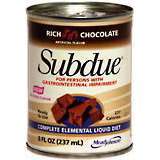 SUBDUE Liquid Rich Chocolate - 8 OZ ( 24 Pack)