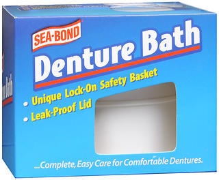 Sea Bond Denture Bath, Colors May Vary