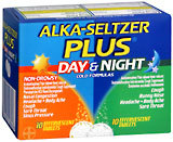 Alka-Seltzer Plus Day & Night Effervescent Tablets  -  20 Tablets