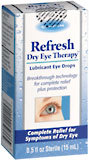 REFRESH Dry Eye Therapy Lubricant Eye Drops - 0.5 OZ