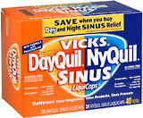DayQuil and NyQuil LiquiCaps Sinus  -  40 Caplets