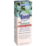 Tom's of Maine Whole Care Anticavity and Tartar Control Plus Whitening Fluoride Toothpaste Peppermint - 4 OZ