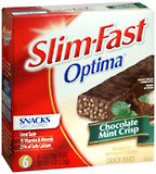 Slim-Fast Snacks Optima Bars 6-Pack 1-Ounce Bars Chocolate Mint Crisp - 6 EA