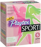 Playtex Sport Tampons Super Unscented  -  16 EA