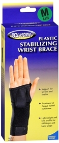 Bell-Horn Elastic Stabilizing Wrist Brace Medium Left  -  1 EA