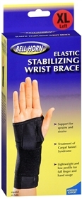 Bell-Horn Elastic Stabilizing Wrist Brace X-Large Left  -  1 EA