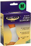 Bell-Horn Elastic Ankle Support Medium White  -  1 EA