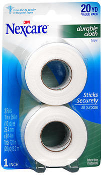 Nexcare Gentle Paper Tape 1 inch x 10 Yards 20 Yrds (Pack of 3)