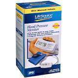 LifeSource Mini Manual Inflate Blood Pressure Monitor Large Cuff UA-704VL - 1 EA